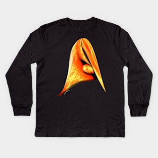 Abstract Bird Kids Long Sleeve T-Shirt